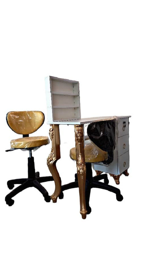 ست میزکاشت ناخن و صندلی