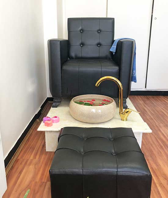 صندلی پدیکور مبله
